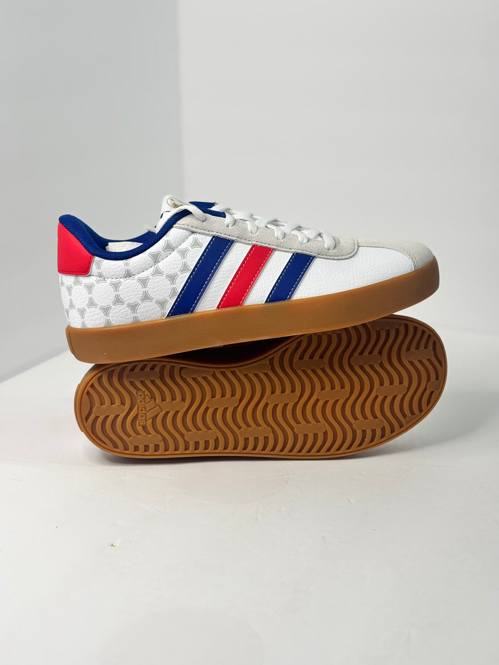 Adidas VL Court 3.0 White Pure Ruby Mystery Ink (GS)